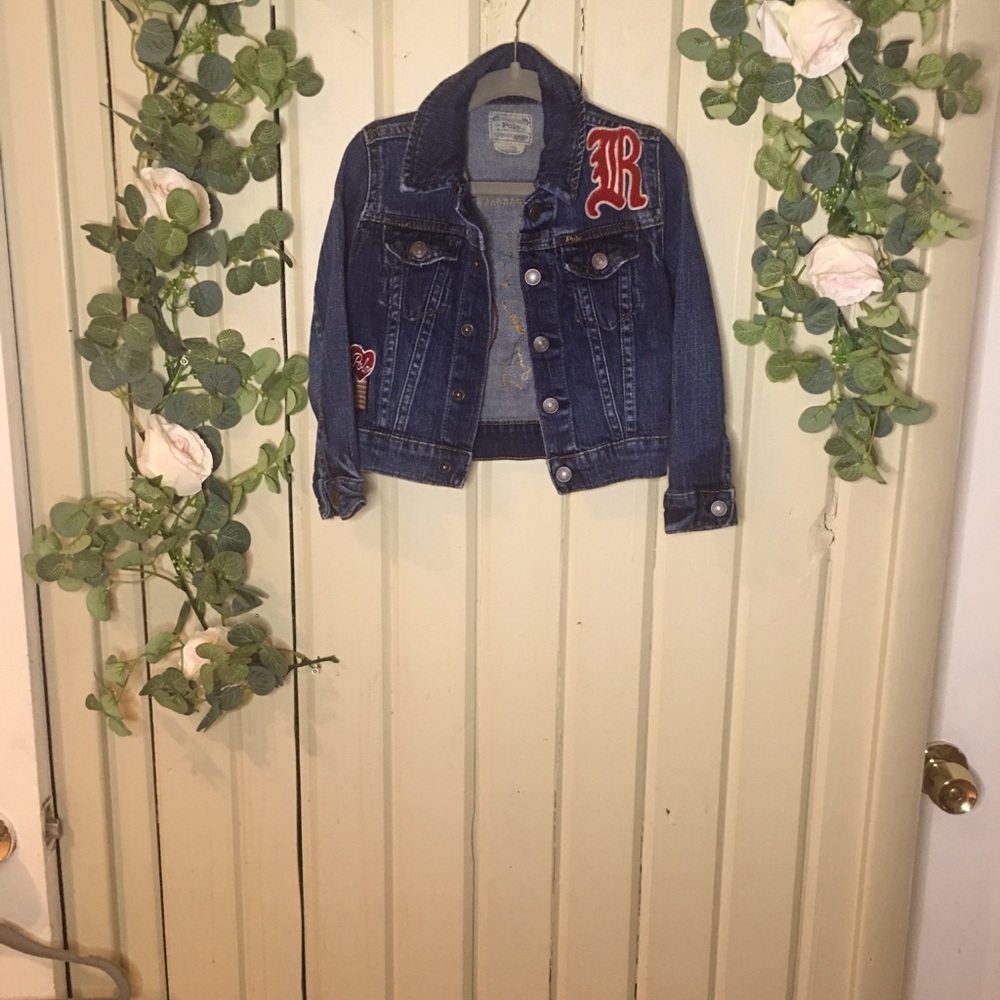 Polo Ralph Lauren Girls Patchwork Denim Jacket 3T